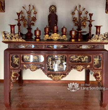 Bộ đồ thờ Gia tiên sơn giả cổ