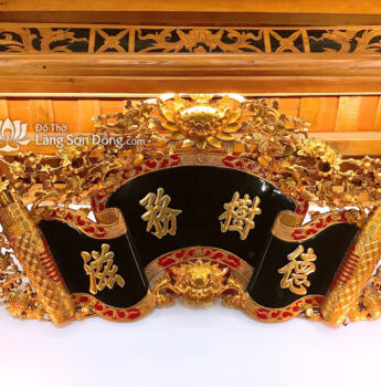 Cuốn Thư chạm Tứ Linh hoá