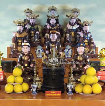 Tượng thờ, ban thờ Tam Tứ phủ sơn giả cổ