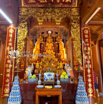 Một số bố trí nội thất Tam Bảo - Chính Điện