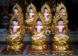 Mẫu Dược Sư Phật sơn son thếp vàng