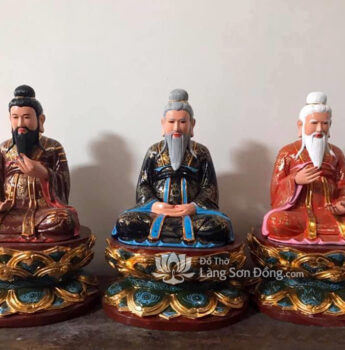 Tượng Tam Thanh Đạo Giáo