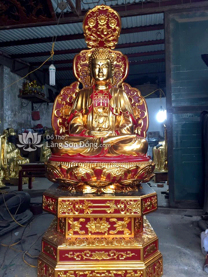Mua tượng Tam Thế Phật sơn son thếp vàng hay thếp bạc?