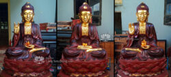 Tượng Tam thế Phật sơn giả cổ Sơn Đồng