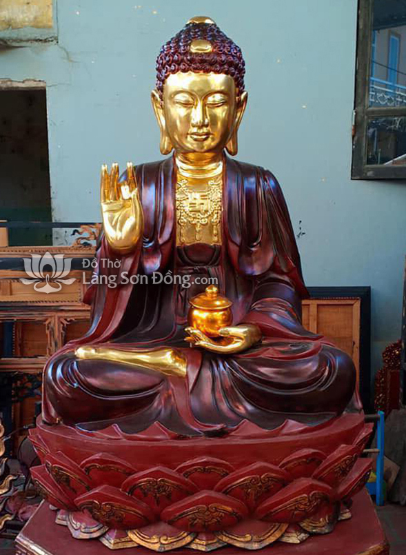 Ý nghĩa bộ tượng Tam Thế Phật sơn giả cổ mà có thể bạn chưa biết