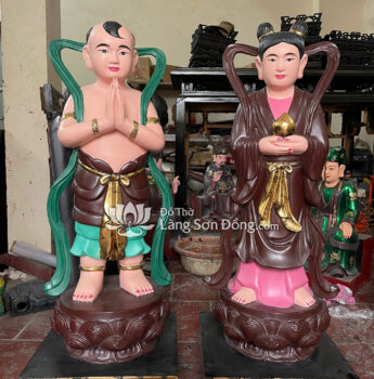 Tượng Tiên đồng Ngọc nữ sơn giả cổ đẹp