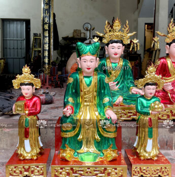 Tượng Chúa Sơn Trang sơn son thếp Vàng