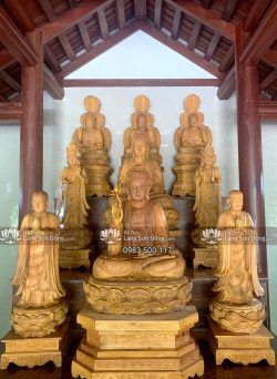 Tượng Thích Ca Và A Nan Ca Diếp