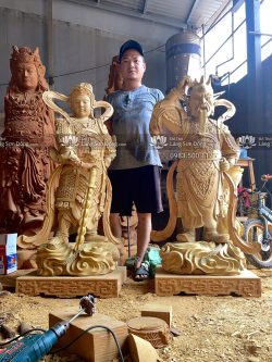 Tượng Tiêu Diện đại Sỹ Vi đà Hộ Pháp