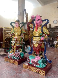 Tượng Tiêu Diện Vi đà Hộ Pháp