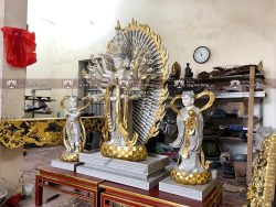 Tượng Thiên Thủ Thiên Nhãn Gỗ Mít