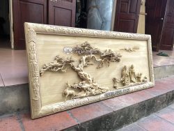 Tranh Mừng Thọ Gỗ