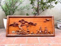 Tranh Mừng Thọ Gỗ