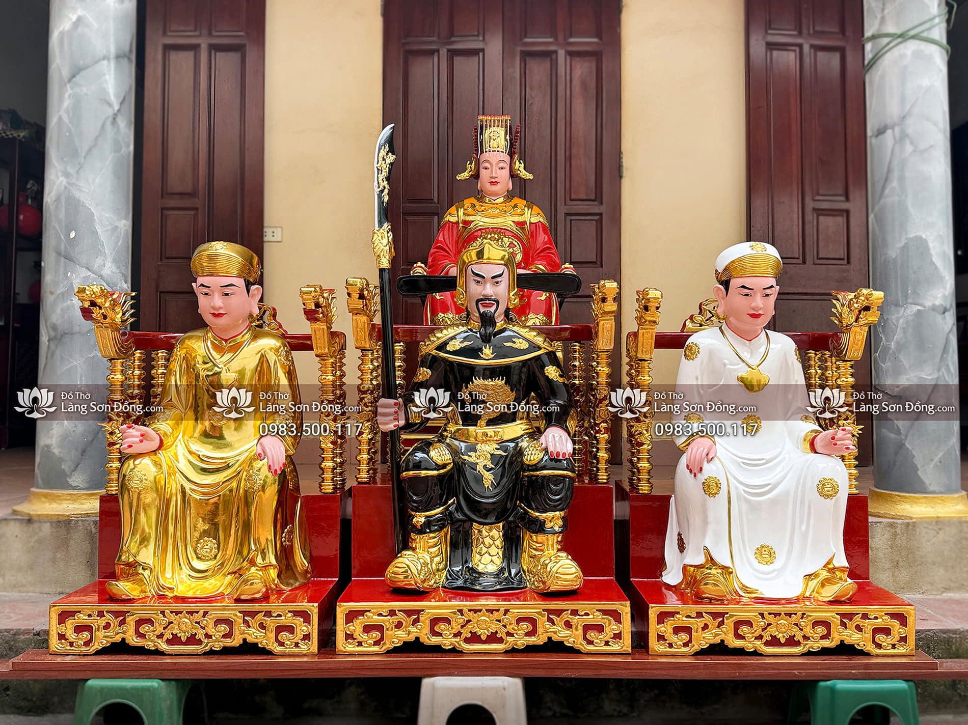Tượng Vương Mẫu, Quan Hoàng Bơ - Hoàng Mười, Quan Chiêm Thành
