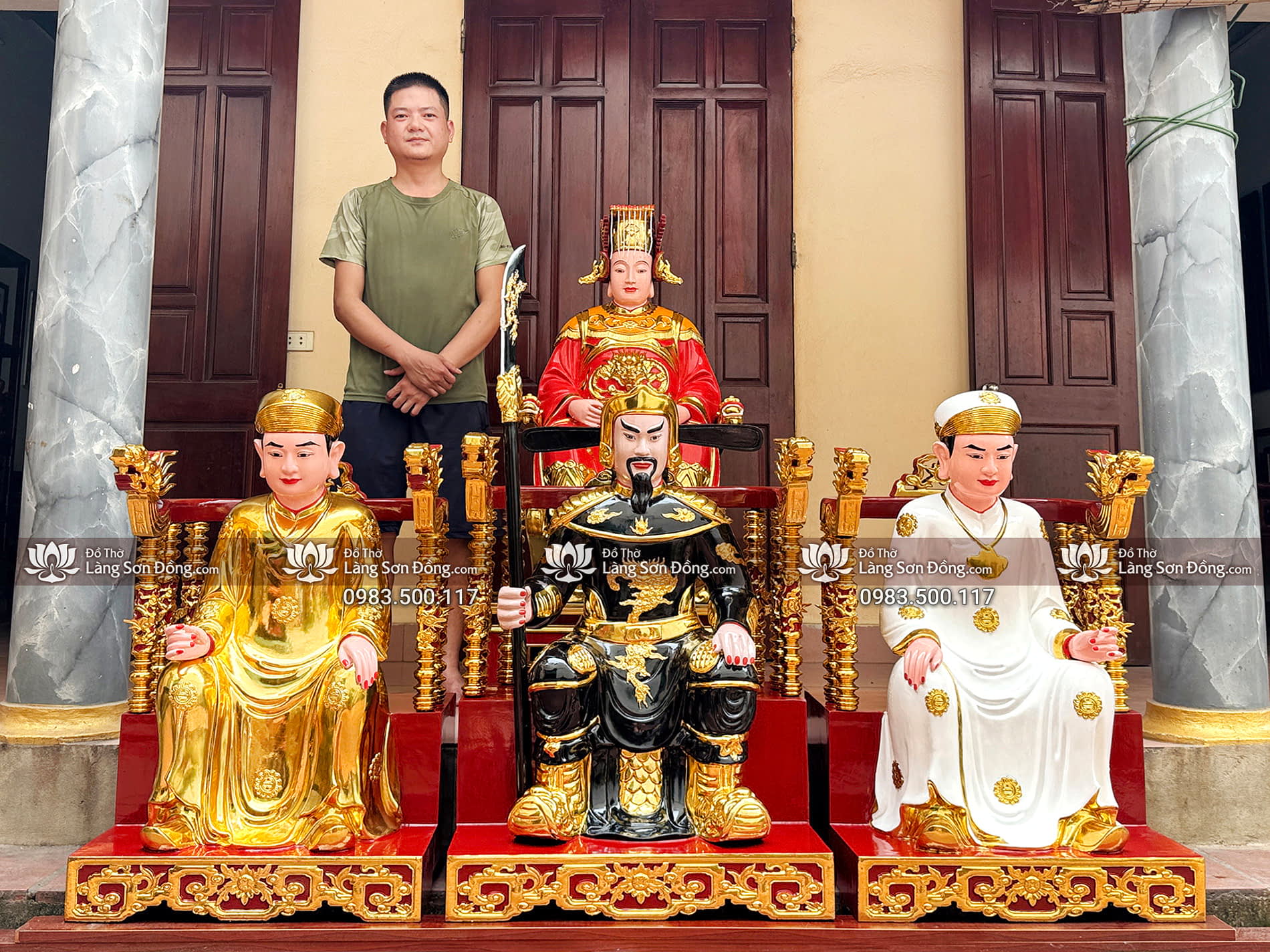 Tượng Vương Mẫu, Quan Hoàng Bơ - Hoàng Mười, Quan Chiêm Thành