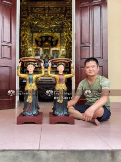Tượng đôi Cô đội Mâm