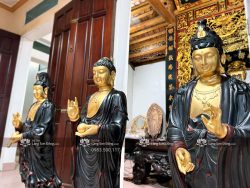 Tượng Tây Phương Tam Thánh Sơn Giả Cổ