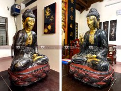 Tượng Tam Thế Phật Mẫu Cổ Thế Kỷ 16