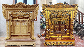 Khám thờ gia tiên | Đồ thờ Làng Sơn Đồng.com