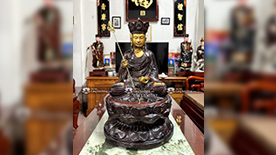 Tôn tượng Địa Tạng Vương Bồ Tát | Đồ thờ Làng Sơn Đồng.com