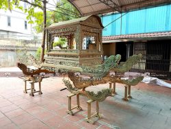 Kiệu Bát Cống Long đình Mui Luyện