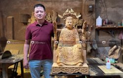 Tượng Thần Hoàng Làng Gỗ Mít