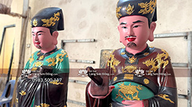 Tượng Quan Văn Quan Võ | Đồ thờ Làng Sơn Đồng.com