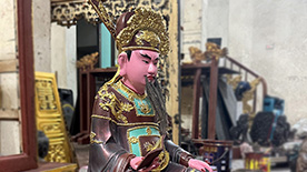 Tượng Trần Triều - Đức Thánh Trần | Đồ thờ Làng Sơn Đồng.com